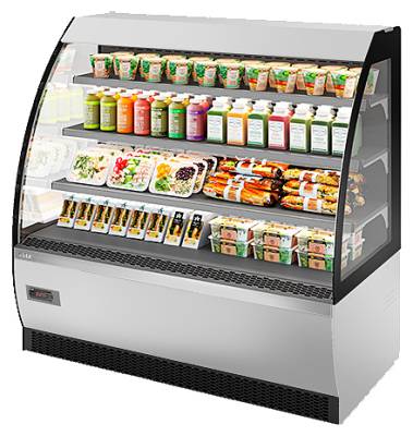 Витрина кондитерская Chilz VETE OFT 130 белый глянец, шлифованная нержавейка